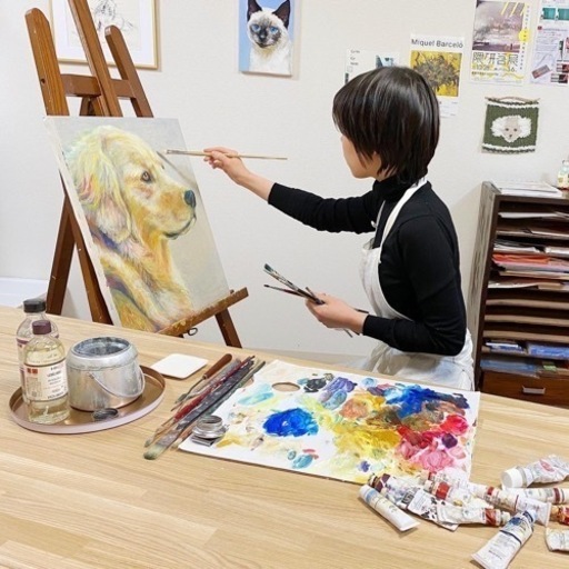 初めての油絵【美術教室Hibi】3日間で油絵の基礎 (木村美紗) 大塚の