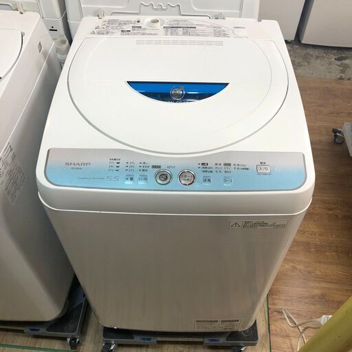 ✨期間限定・特別価格✨SHARP／シャープ 洗濯機 2011年製 5.5kg ES-GE55L 家電