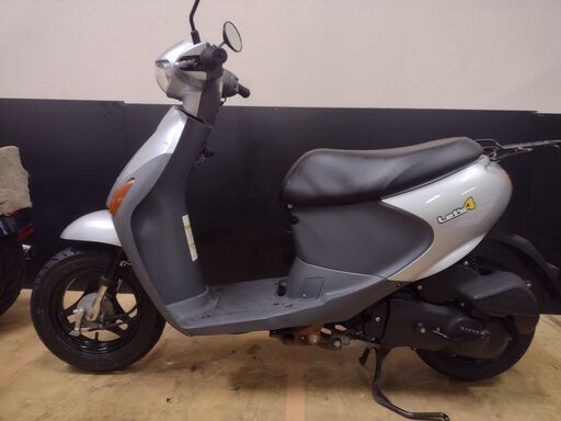 【引取先が決まりました】レッツ４　Fタイヤ新品・セルOH済・シート張替済　すぐ乗れます。 引取先が決まりました】レッツ4 Fタイヤ新品・セルOH済・シート張