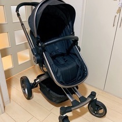 360°回転、防寒ベビーカー、自転車、ママ連れて
