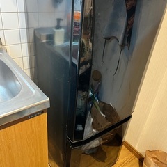三菱の黒の冷蔵庫です！一人暮らしにぴったり！