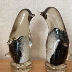 南フランスで購入した手作りのペンギンカップル