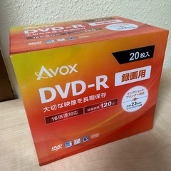 【新品】DVD-R 録画用　テクタイト DR120CAVPW20A