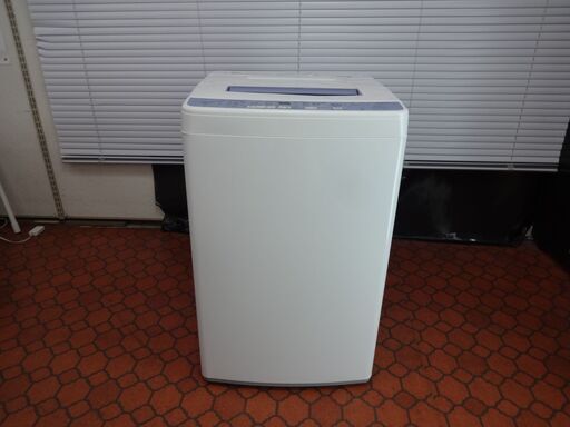 ID 999080　洗濯機　アクア　6.0KG　２０１７年製　AQW-S60F(W)