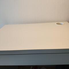 【ネット決済】中古 IKEA イケア デスク ホワイト 白 北欧...