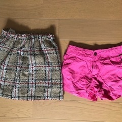 女の子用　スカート130、パンツ140(2月末まで)