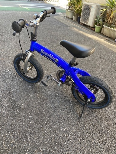 へんしんバイク　青　ブルー　変身バイク　子供　自転車　キッズ