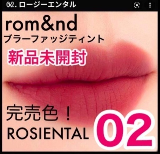 正規品 rom&nd ロムアンド ブラーファッジティント 02 | ptpnix.co.id