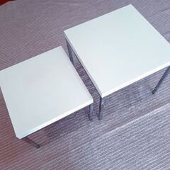 【お取引先決定】IKEA(イケア)ローテーブル大小２個セット　使...