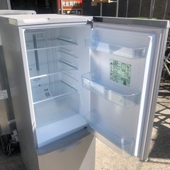 【リサイクルサービス八光　田上店　安心の3か月保証　配達・設置OK】パナソニック 168L パーソナル冷蔵庫 2ドア 右開き シルバー NR-B179W-S