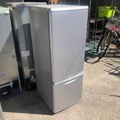 【リサイクルサービス八光　田上店　安心の3か月保証　配達・設置OK】パナソニック 168L パーソナル冷蔵庫 2ドア 右開き シルバー NR-B179W-S