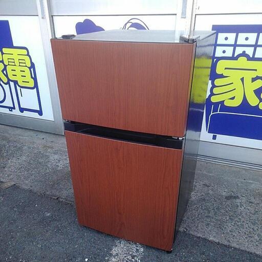美品 2ドア 冷凍冷蔵庫 87リットル 2021年製 PRC-B092D-M オーヤマ 愛知県豊橋市