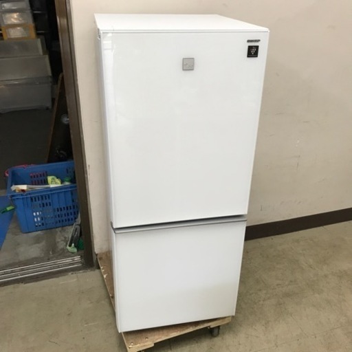 取引場所　南観音　N 2202-428 SHARP 137リットル　2017年製　冷蔵庫　SJ-G14E4-W