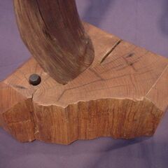 リサイクルカービング　流木ランプ吊り籠