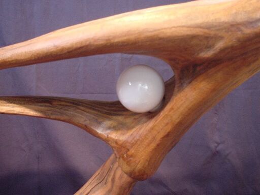 リサイクルカービング 流木ランプ 龍 - その他 