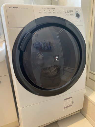 SHARPドラム式洗濯乾燥機　ES-S7F(右開き) 2021年3月発売モデル
