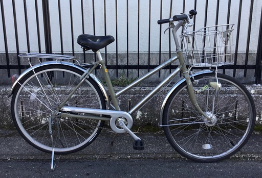 ＜整備・良品＞ミヤタ・26インチ自転車・内装3段変速 LEDライト 鍵付き・洗車済・不要自転車無料引取りあり