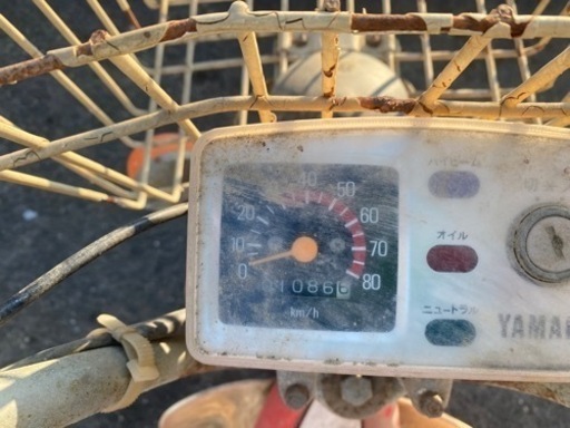 ヤマハ チャッピー50 部品取り レストアベース キー欠品 439