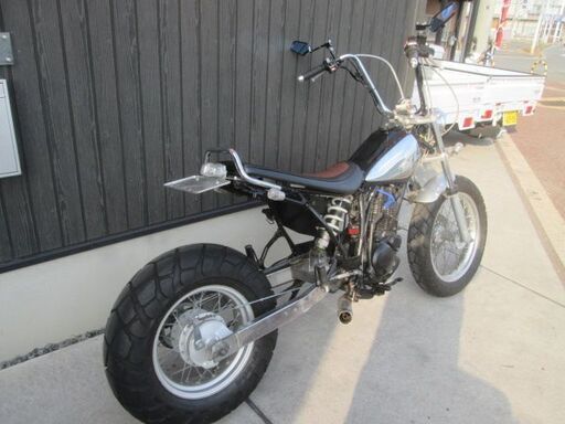 ★３０万円　TW225　前後タイヤ新品！チェーン新品　自賠責付き！ロンスイカスタム！程度良好★ヤマハ　TW　DG09J ☆30万円 TW225 前後タイヤ新品！チェーン新品 自賠責付き！ロンスイ