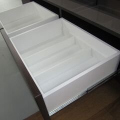 R074 高級 松田家具 ローボード、TVボード、幅117cm アウトレット品・美品