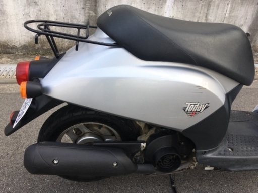 4スト　異音無し　ホンダ　Today トゥデイ　AF61 前期型　シルバー　黒外装新品付き　軽点検済 4スト 異音無し ホンダ Today トゥデイ AF61 前期型 シルバー 黒外装