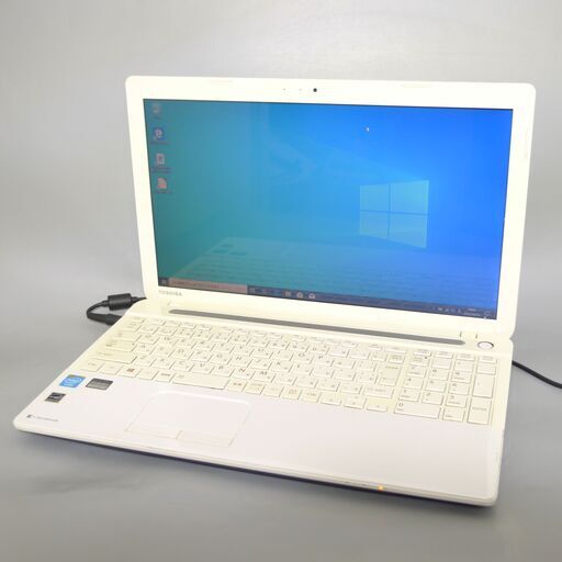 大容量HDD-750G WiFi有 ノートパソコン 15.6型 東芝 T453/33LWM 中古良品 Celeron 4GB DVDRW 無線 Bluetooth webカメラ Win10 Office