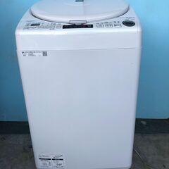 SHARP 縦型洗濯機 ES-TX8E-W 8.0kg 2021年製