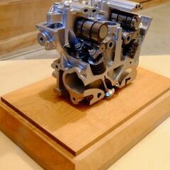 オブジェ HONDA 「B16A」1.6L VTECのカットモデル アクリルカバー付き