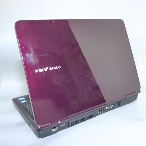 大容量HDD-750GB Wi-Fi有 あずき色 紫 ノートパソコン 15.6型 FUJITSU 富士通 NF/G50 中古良品 Core i3 4GB DVDRW 無線 Win10 Office 大容量HDD-750GB Wi-Fi有 あずき色 紫 ノートパソコン 15.6型 FUJITSU