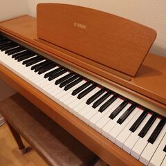 美品！ YAMAHA 電子ピアノ＋椅子 デジタルピアノ ナチュラルブラウン 