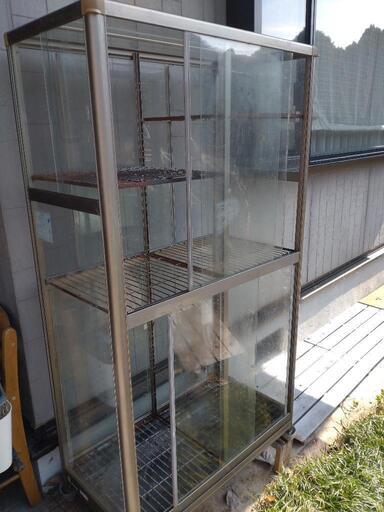 商談中…ガラス温室　オマケ付（温風ヒーター）送料込み