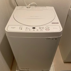 シャープ　全自動洗濯機　ES-GE6E　6kg 2021年製　一...