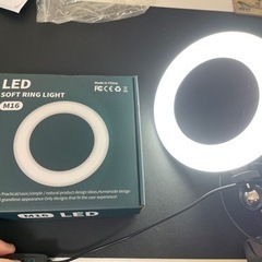 LEDライト (3色，調光機能付き，ホルダー付き)