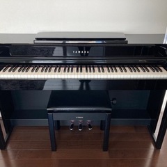YAMAHA ヤマハ　電子ピアノ　CLP–545 PE   黒鏡面艶出し仕上げ　木製鍵盤　2015年製　引取り限定