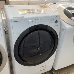 安心の1年保証付!! 【シャープ　21年製】 ドラム式洗濯乾燥機...