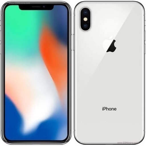 iPhone X Silver 64 GB SIMフリー　IMEI：356741083819358