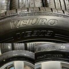 DUNLOP VEURO VE303 215/55R16】夏タイヤ【社外ホイール 16インチ 