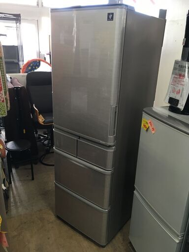 シャープ 大型冷蔵庫（自動製氷機つき）SJ-PW42B-S