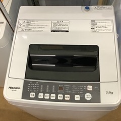 【美品】ハイセンス 全自動 洗濯機 5.5kg HW-T55C ...