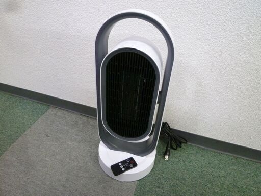 品質一番の セラミックファンヒーター 温風・冷風 リモコン付き 首振り DH-QN08 ファンヒーター