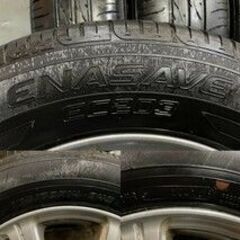 【DUNLOP ENASAVE EC203 175/70R14】夏タイヤ【Euro Speed 14インチ 5.5J4HPCD100+38】バリ溝 ポルテ シエンタ ヤリス等　(TG708)クレジットカード QRコード決済可能