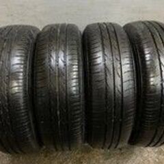 【DUNLOP ENASAVE EC203 175/70R14】夏タイヤ【Euro Speed 14インチ 5.5J4HPCD100+38】バリ溝 ポルテ シエンタ ヤリス等　(TG708)クレジットカード QRコード決済可能