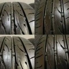 【DUNLOP ENASAVE EC203 175/70R14】夏タイヤ【Euro Speed 14インチ 5.5J4HPCD100+38】バリ溝 ポルテ シエンタ ヤリス等　(TG708)クレジットカード QRコード決済可能