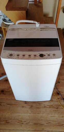 【美品】【配達無料】全自動洗濯機　ハイアール　4.5kg  JW-C45D  2020年製