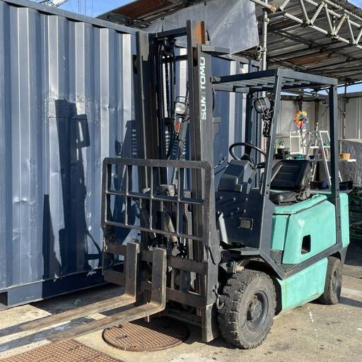 PN3/29 住友　フォークリフト 03-FG18PVIIFE　2002年製　最大揚高:4005mm　8591h　直接引き取り限定　什器　倉庫　工場　運搬
