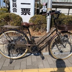 26インチ6段変速自転車