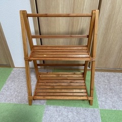 ダイソーで買った2段ラック 