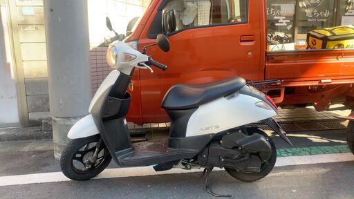 東京大塚発スズキレッツ　CA4AA　白 現役バイク自賠責付き試乗も可能、乗って帰れます！