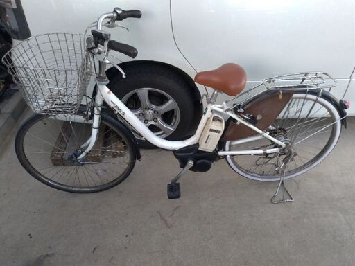 電動自転車 ヤマハ PAS 26インチ 3速 LEDライト白