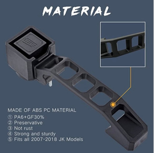 Maiker ドアハンドル 2007-2017 ジープラングラー JK 4ドア用